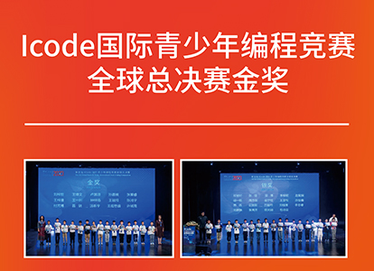lcode国际青少年编程竞赛全球总决赛金奖